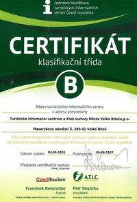 certifikát B