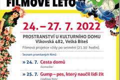 FILMOVÉ LÉTO 24. 7. - 27. 7. 2022
