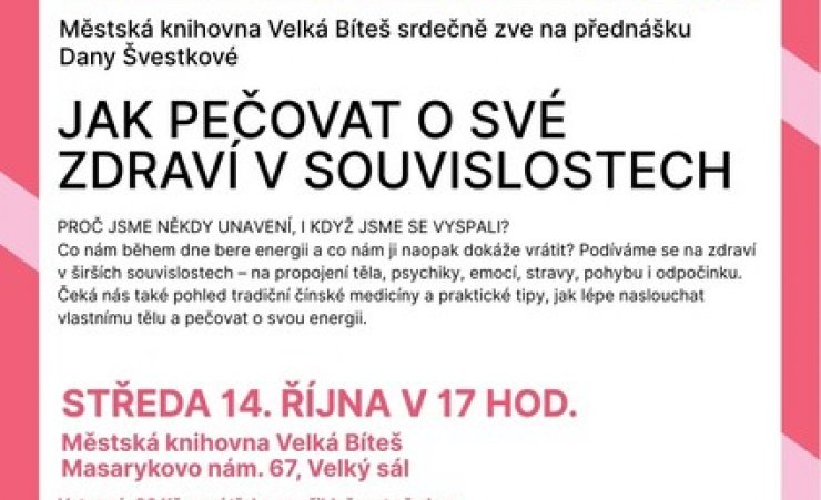 JAK PEČOVAT O SVÉ ZDRAVÍ