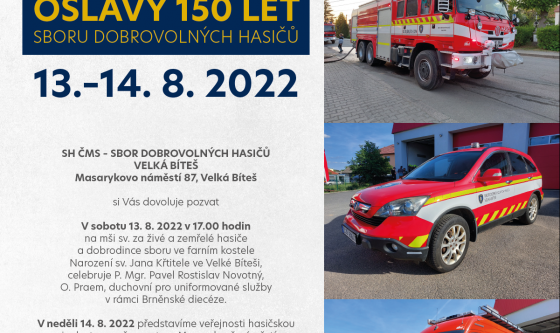 OSLAVY 150 LET SDH - 13. - 14. 8. 2022