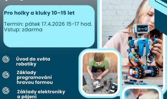 WORKSHOP - ROBOTIKA, ELEKTRONIKA, PROGRAMOVÁNÍ