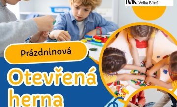 PRÁZDNINOVÁ OTEVŘENÁ HERNA