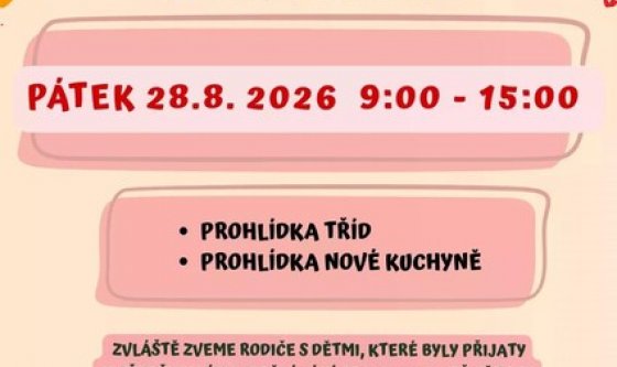 DEN OTEVŘENÝCH DVEŘÍ V MŠ U STADIONU