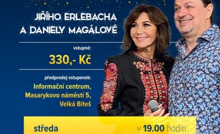 VÁNOČNÍ KONCERT Jiřího Erlebacha a Daniely Magálové