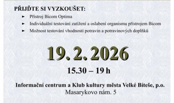 Den otevřených dveří BIOREZONANCE BICOM Optima