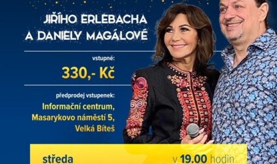 VÁNOČNÍ KONCERT Jiřího Erlebacha a Daniely Magálové