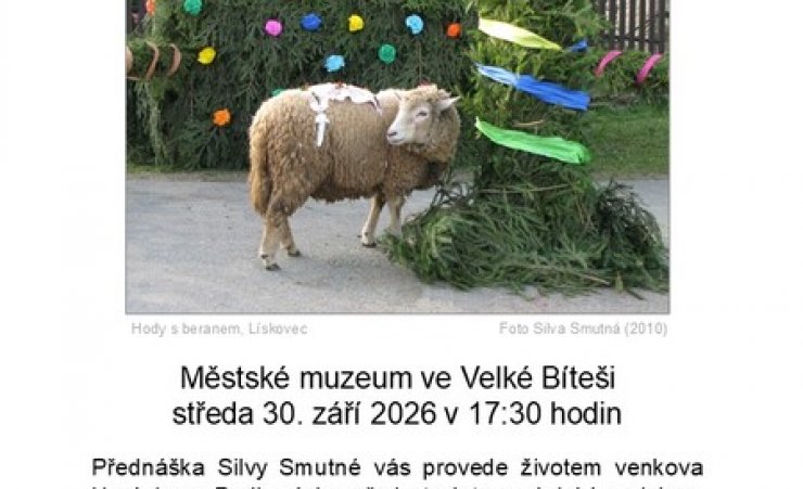 PŘEDNÁŠKA Rok na vsi – 3. část: PODZIM