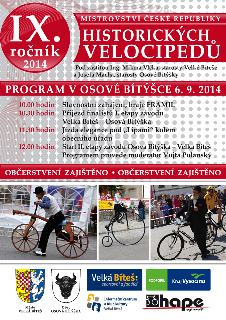 Plakat MCR hist velocipedu2014 osova bityska