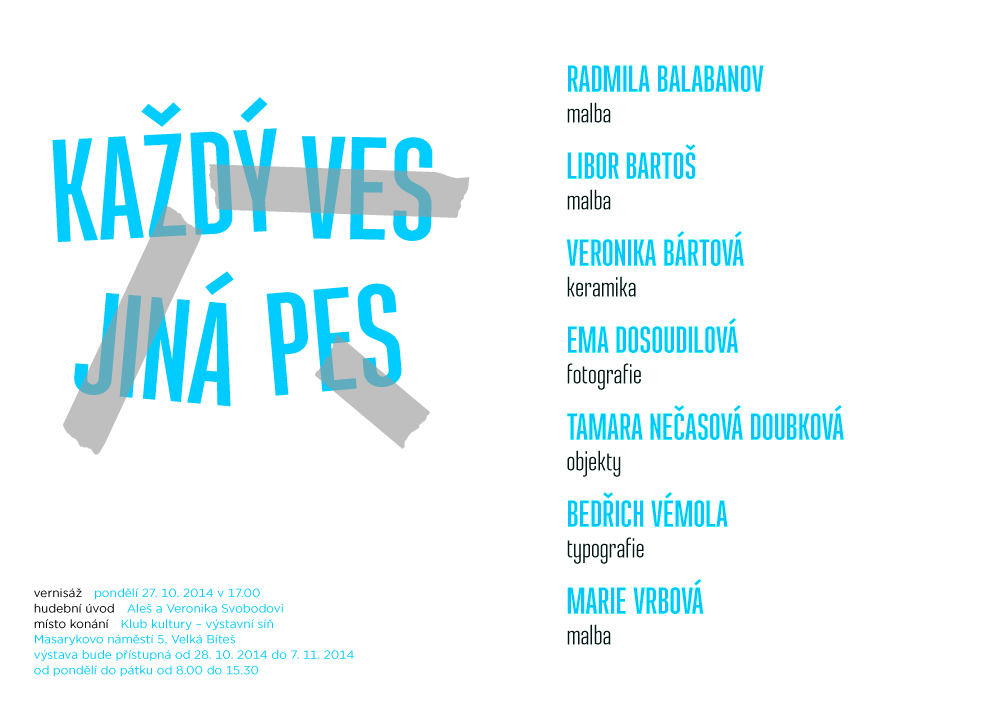 Pozvánka kazdy pes jian ves