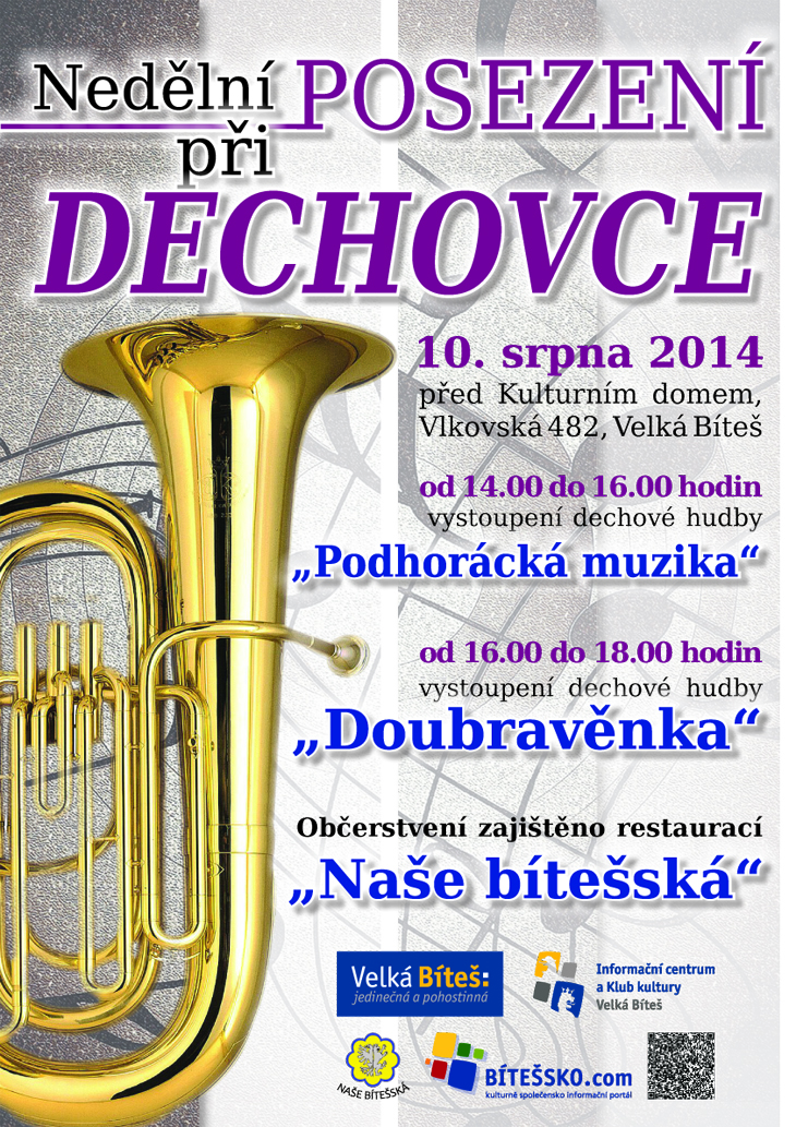 plakat posezeni pri dechovce