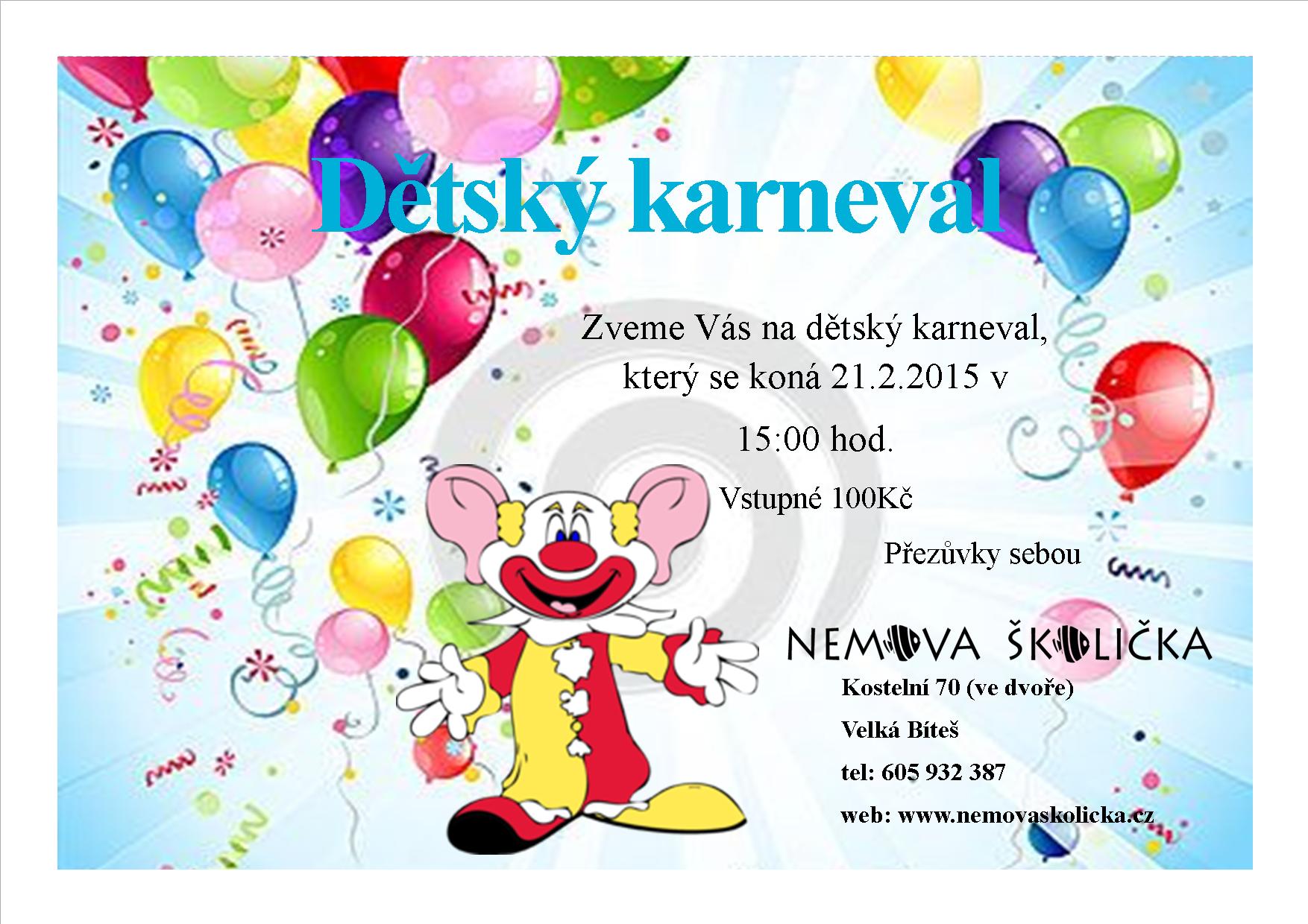 Leták karneval