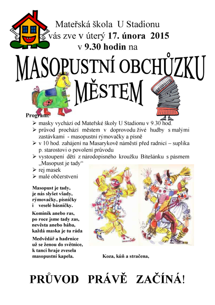 Masopustní veselice 2015