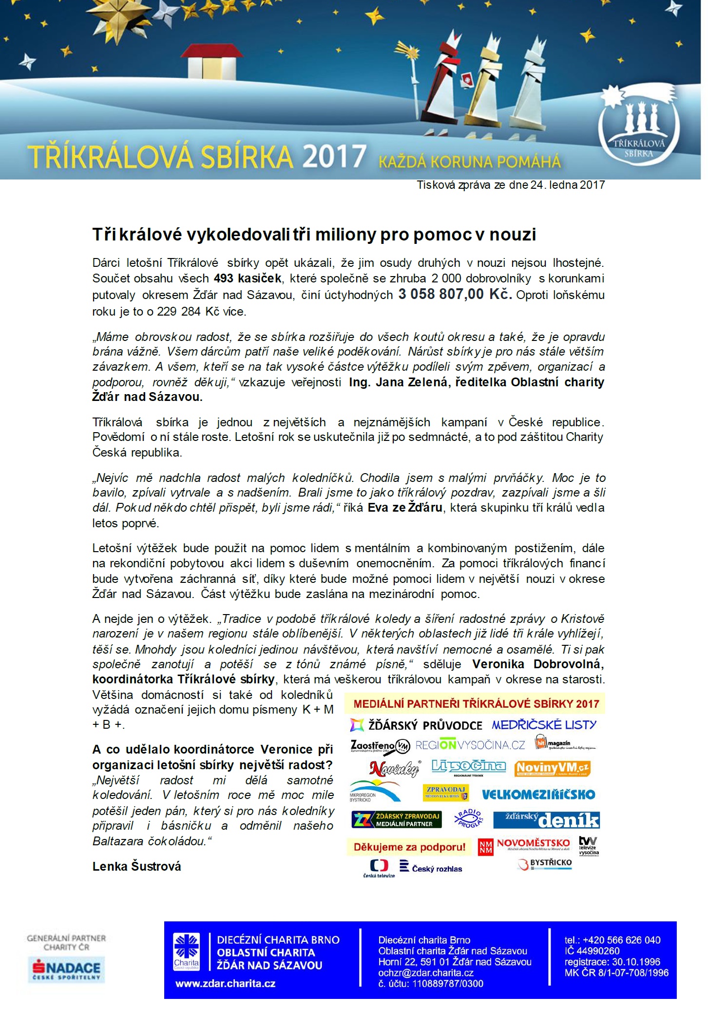 TŘÍKRÁLOVÁ SBÍRKA