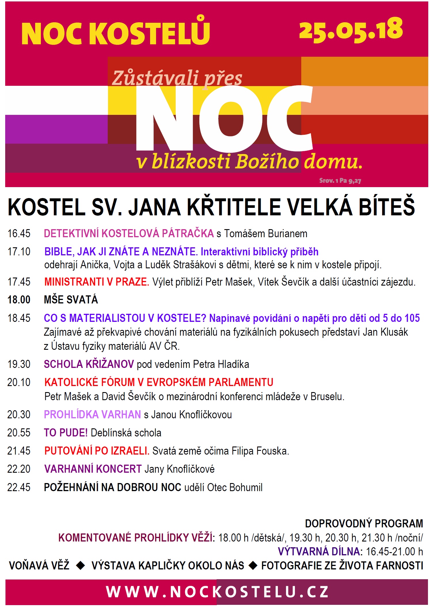 noc kostelů