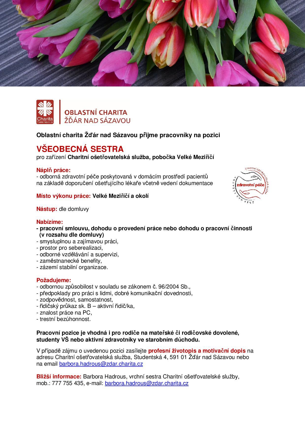 průběžné VŘ CHOS