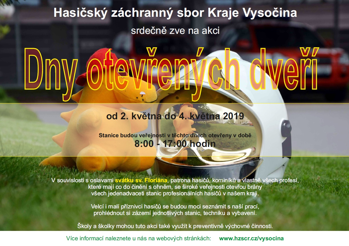 DNY OTEVŘENÝCH DVEŘÍ HASIČI