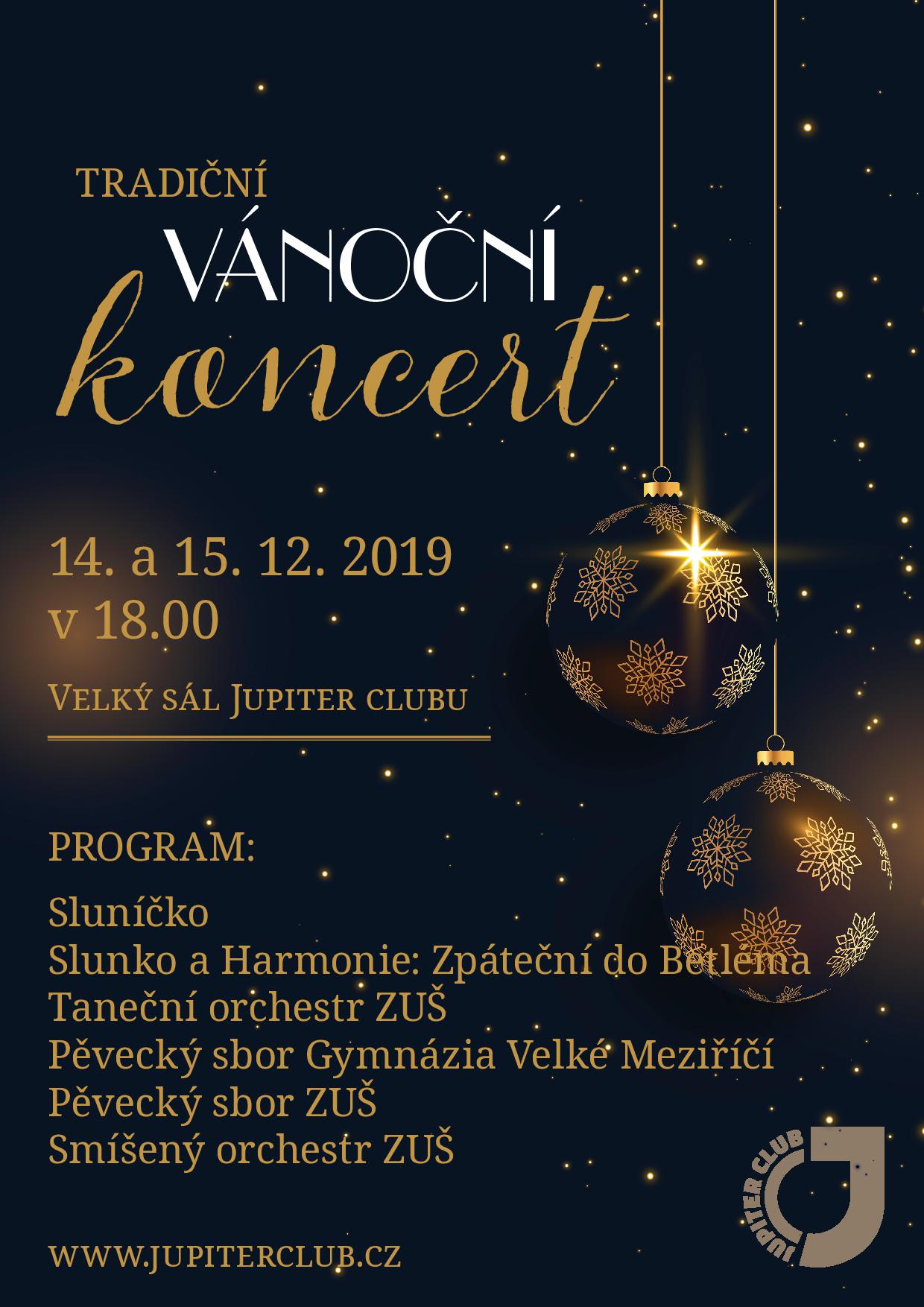 A3 poster vanocni koncert 2019