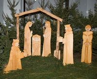 ŽIVÝ BETLÉM_dřevěný