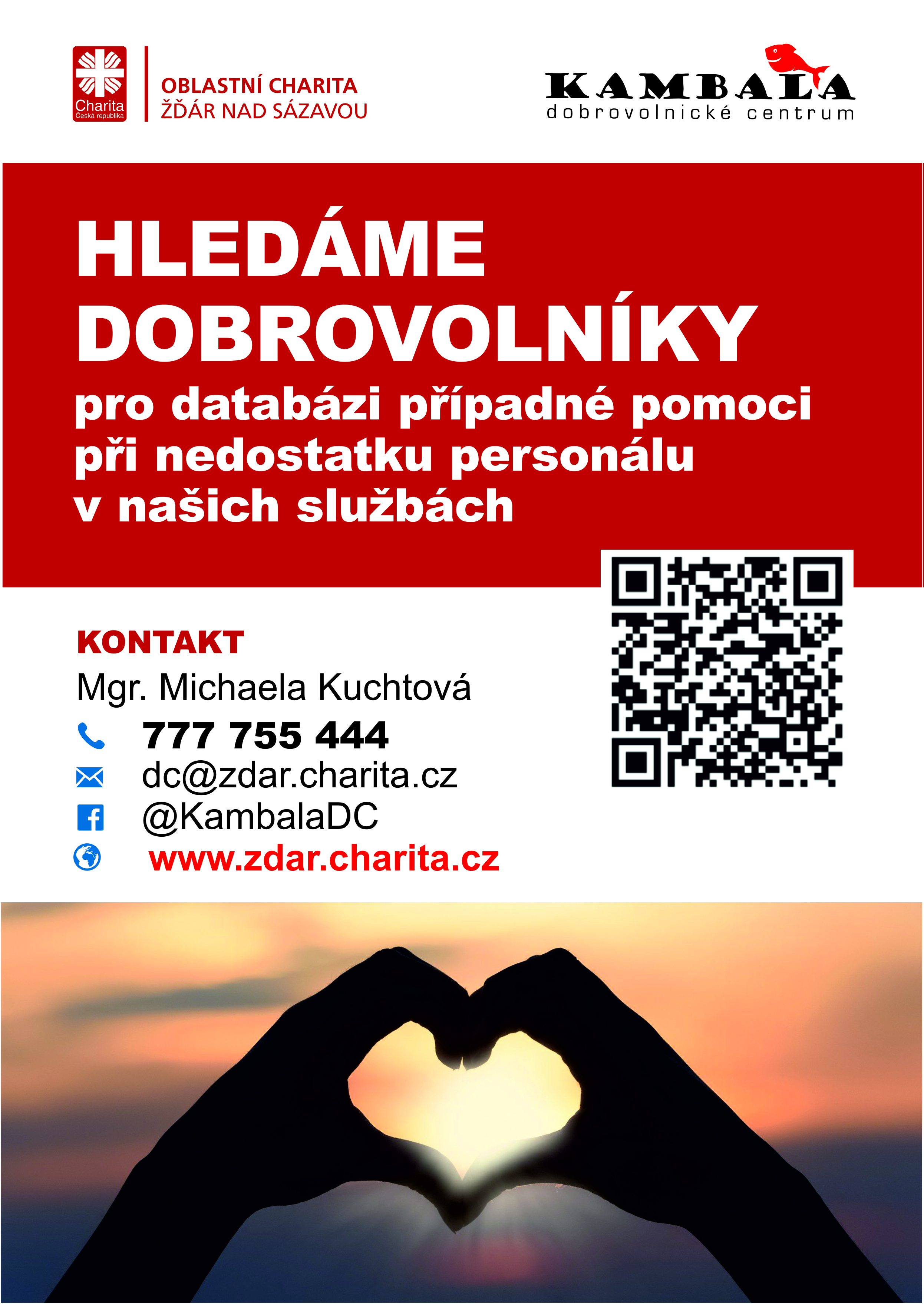 Hledáme dobrovolníky