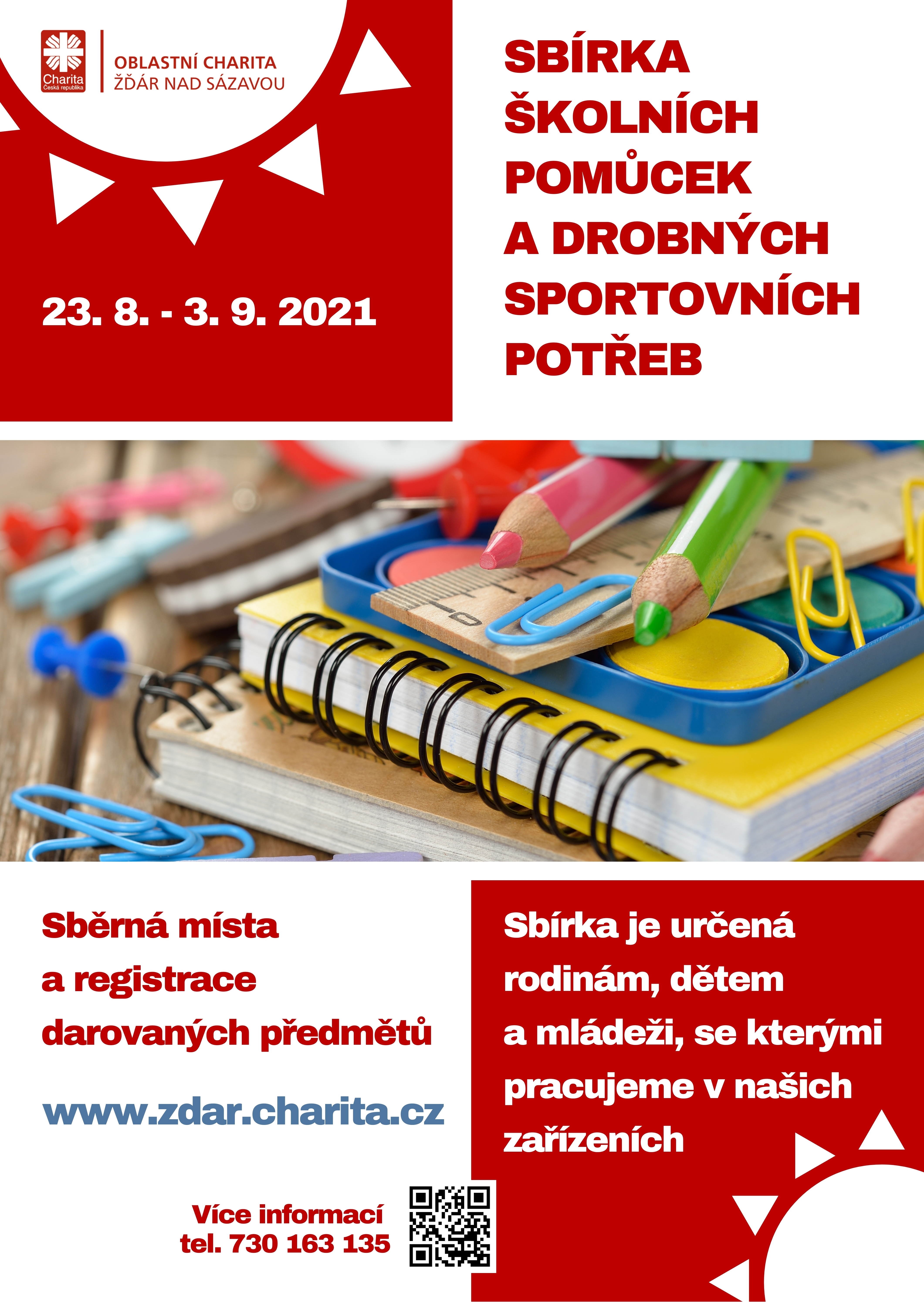 Sbírka školních pomůcek atd