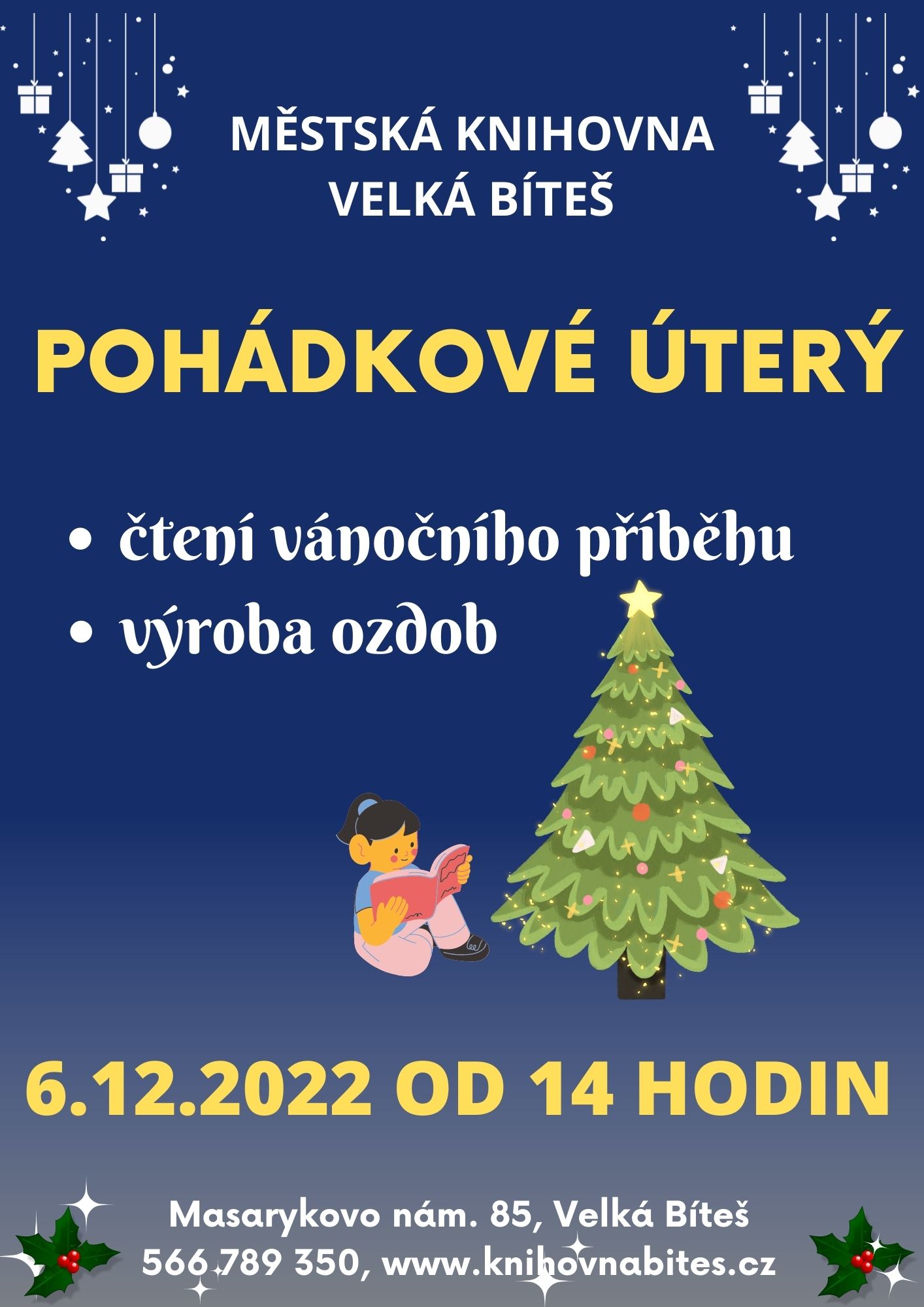 Pohádkové úterý knihovna