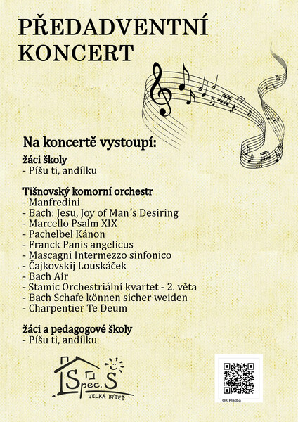 Předadventní koncert program