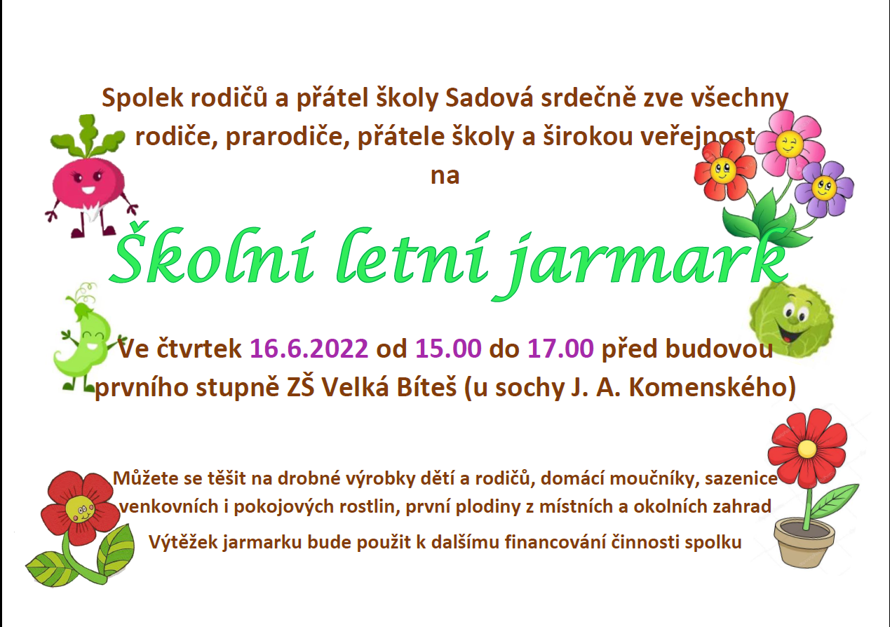 Školní letní jarmark
