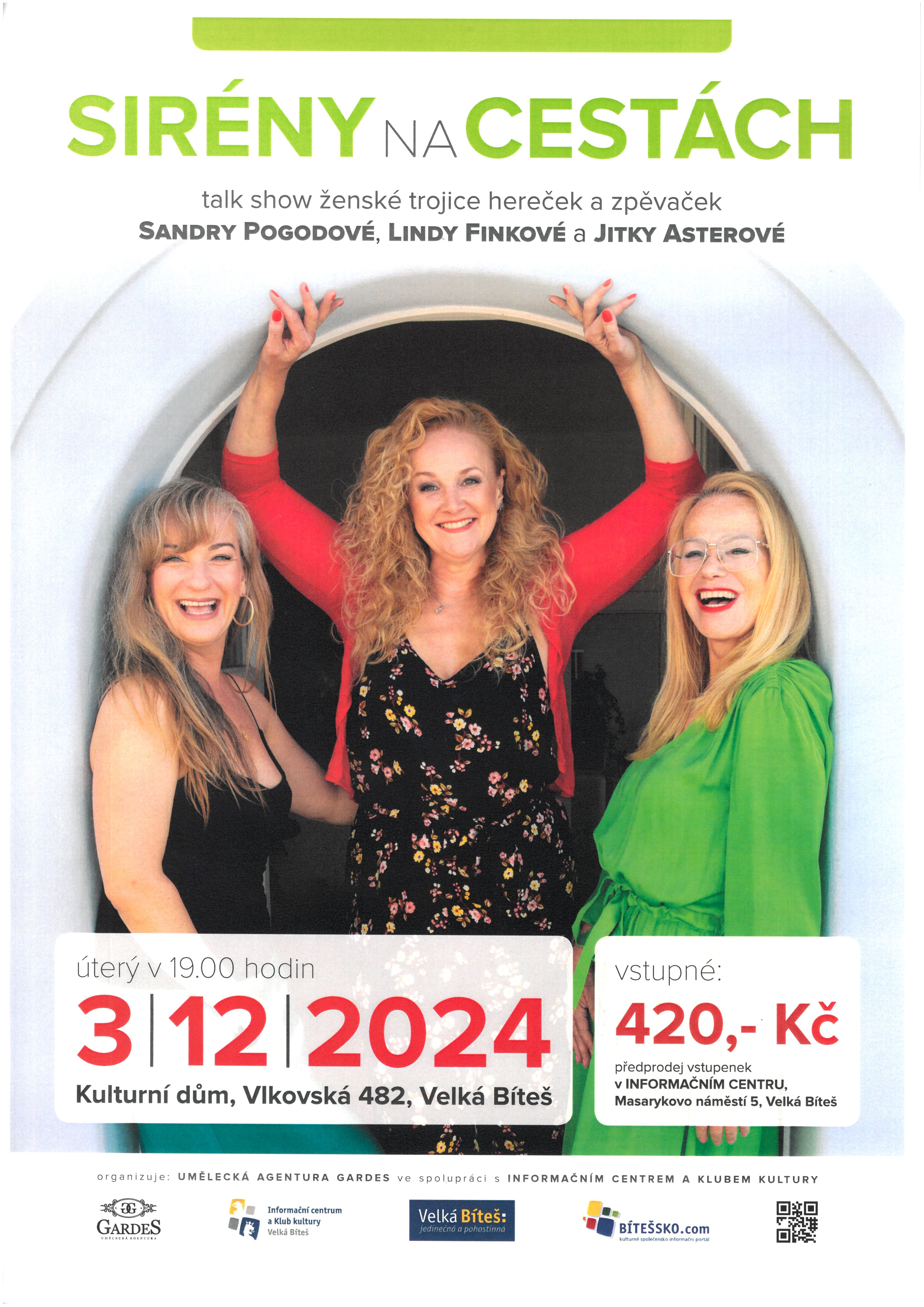 Sirény na cestách malý plakát