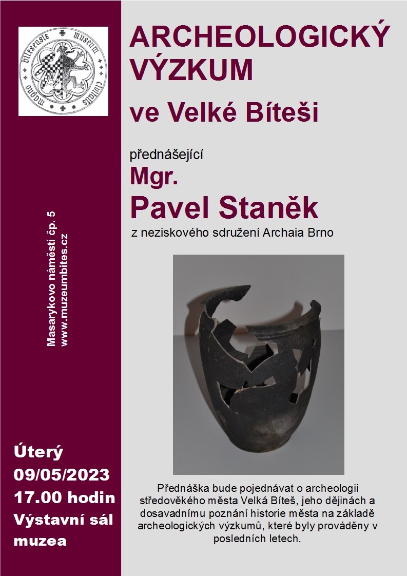 Plakát-Mgr. Staněk-archeologie-náhradní ermín