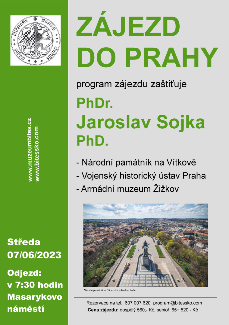 Plakát-zájezd Praha - VHU a Památník upr kopie