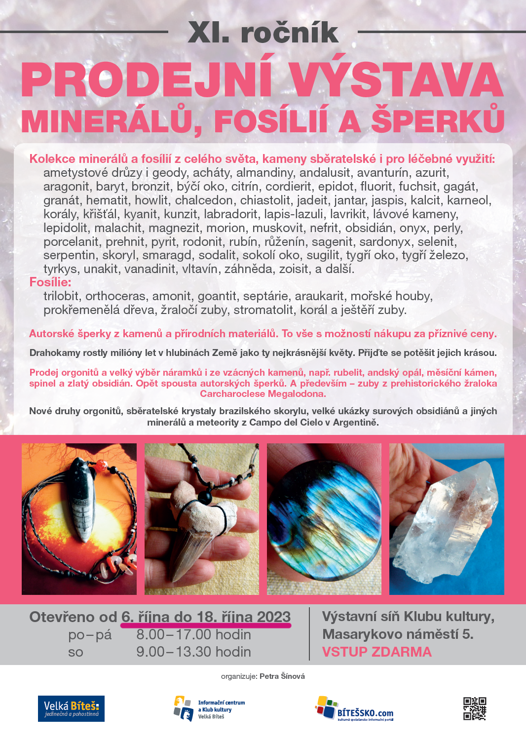 Výstava kamenů 2023 obrázek upraveno datum