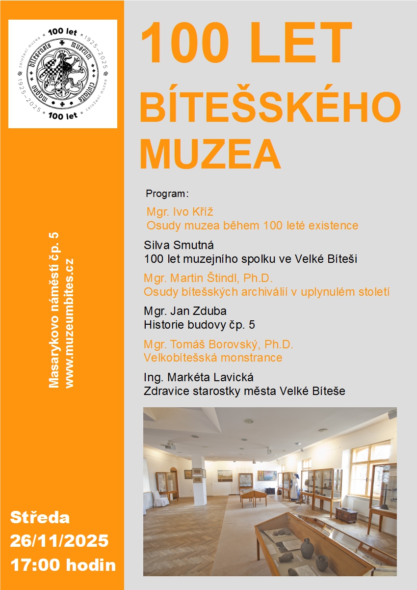 2025.11.26.- plakát -100 let muzea