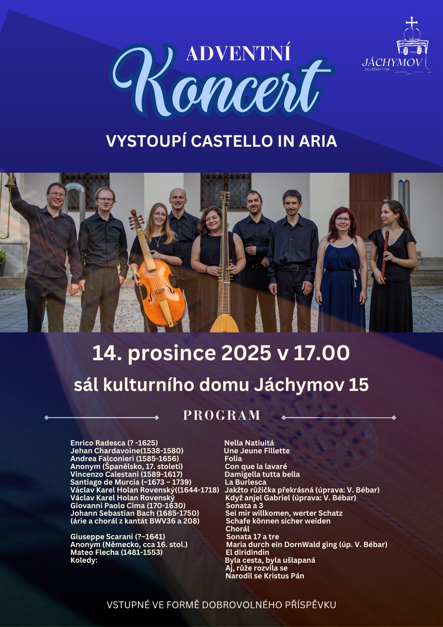 Adventní koncert Jáchymov 2025