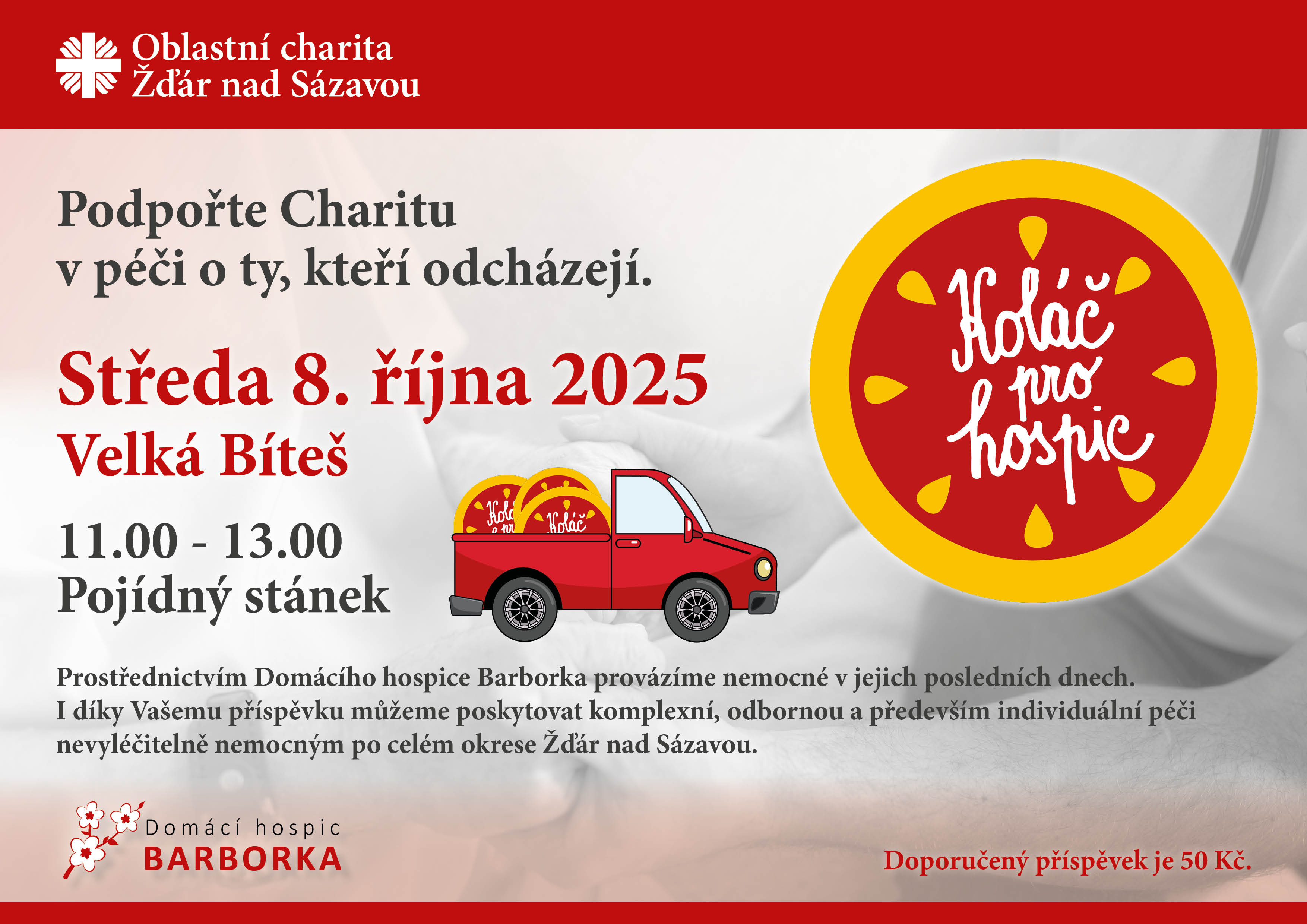 Koláč pro hospic Velká Bíteš