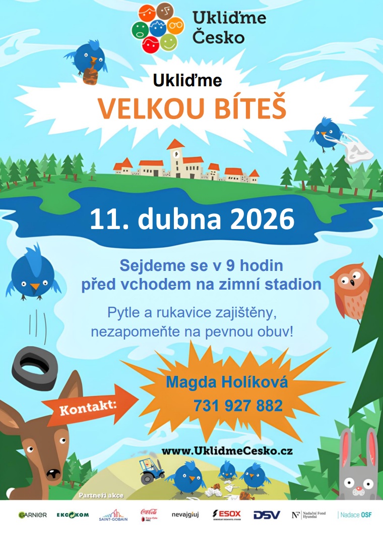 Uklidme Velkou Bíteš