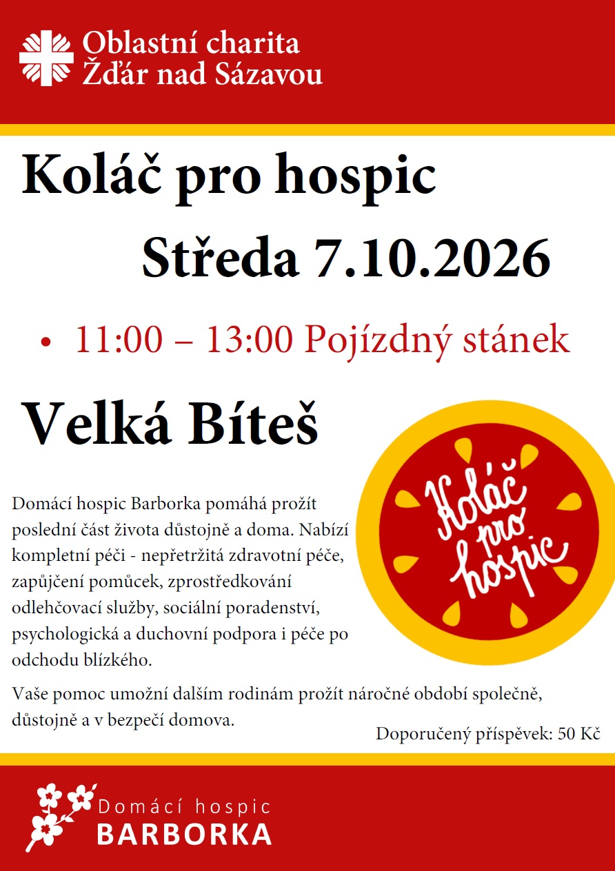 koláč pro hospic