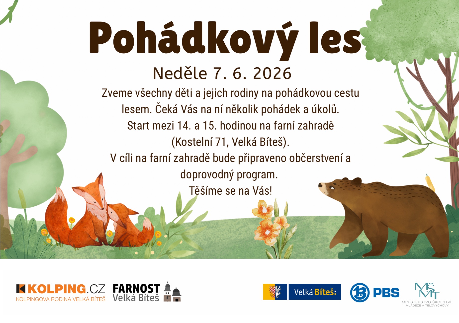 pohádkový les 2026