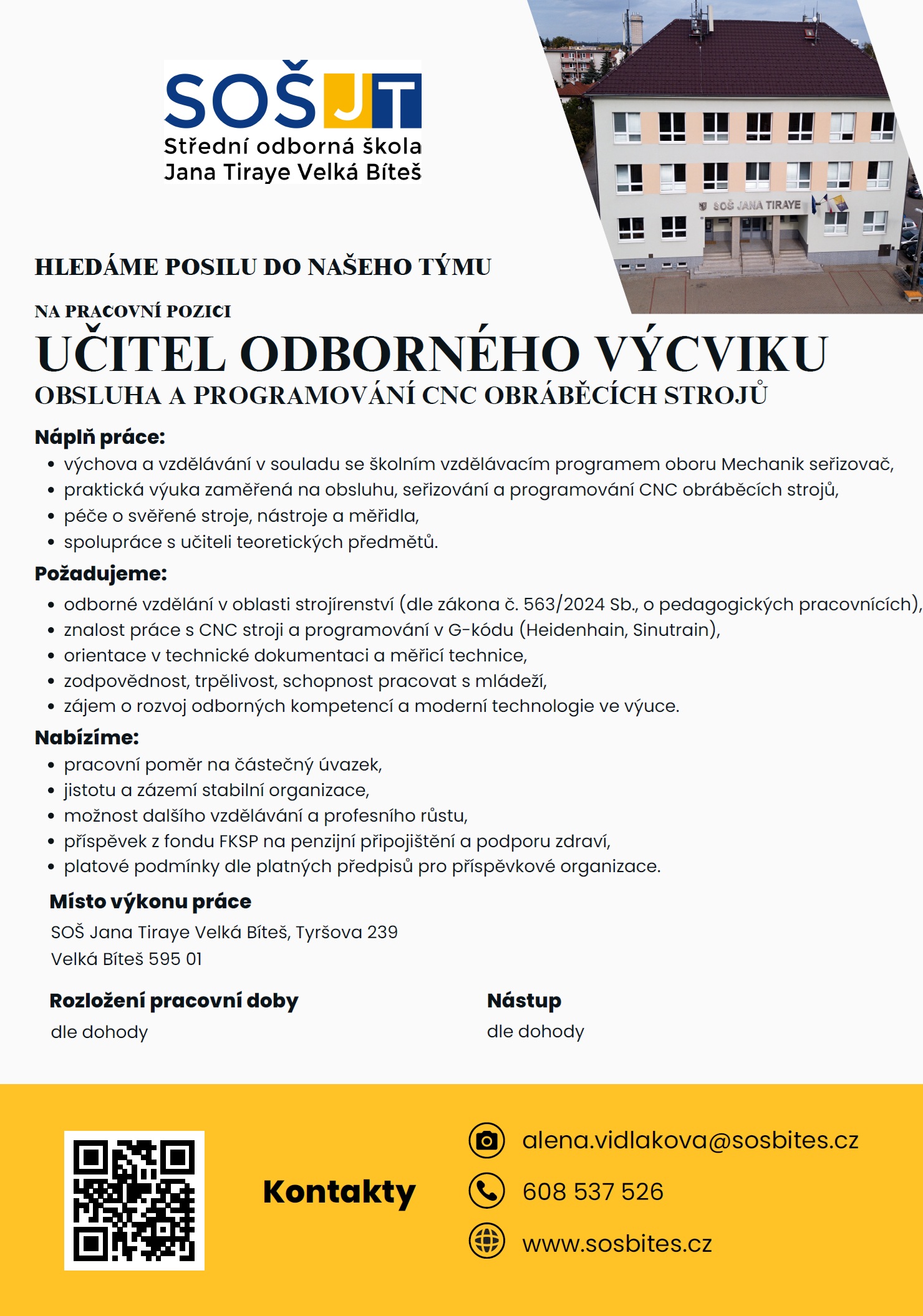 učitel odborného výcviku