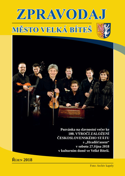 Zpravodaj říjen 2018 - Velká Bíteš