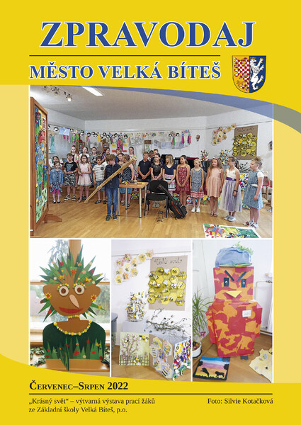 Zpravodaj červenec - srpen 2022 - Velká Bíteš