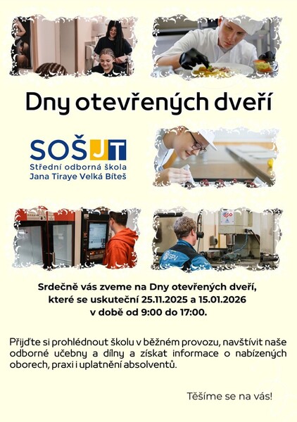 den otevřených dveří tyraje
