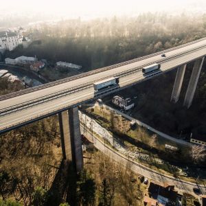 Most Vysočina na D1 ve Velkém Meziříčí (19 km)