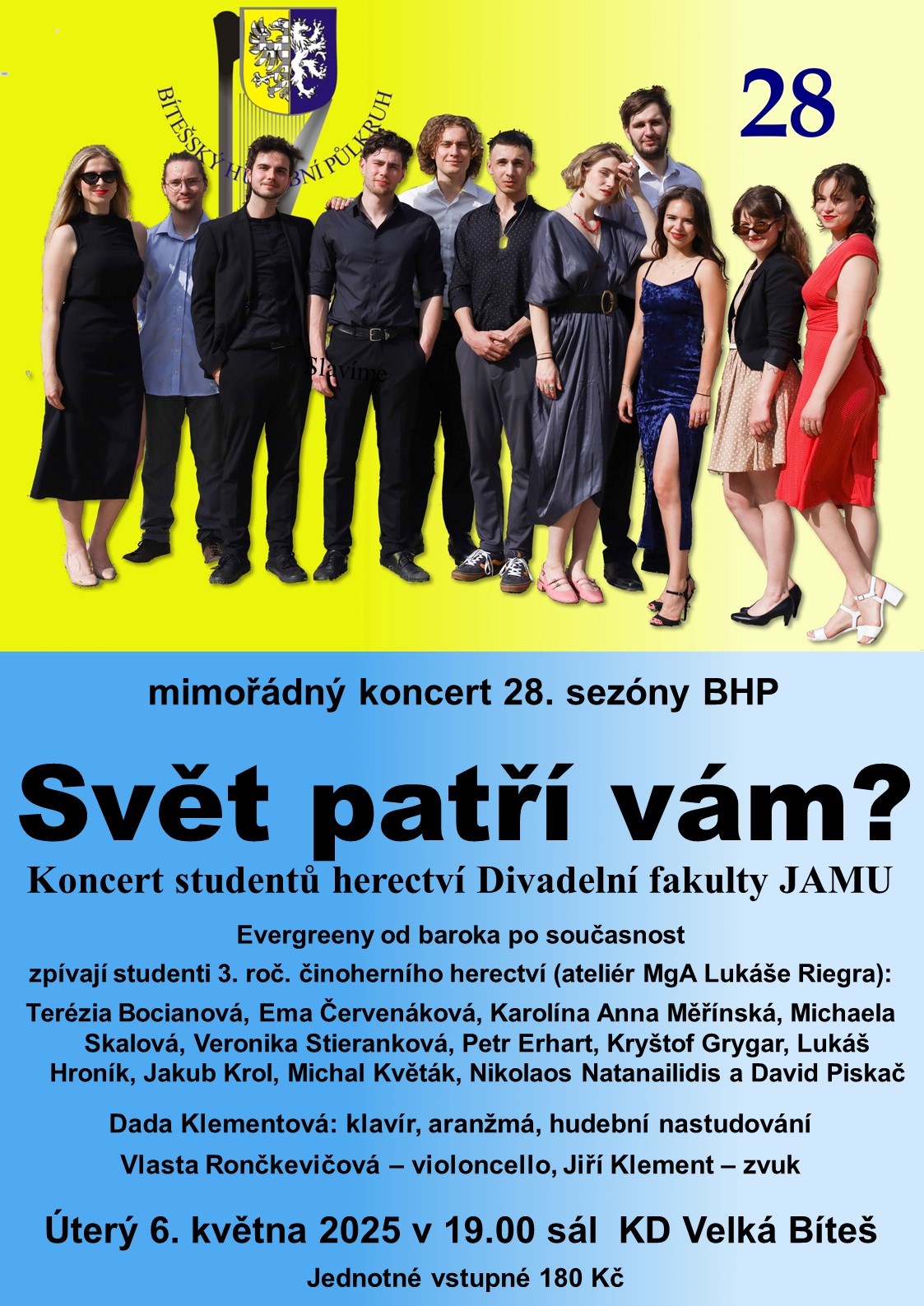 KONCERT BHP SE STUDENTY DIVADELNÍ FAKULTY JAMU